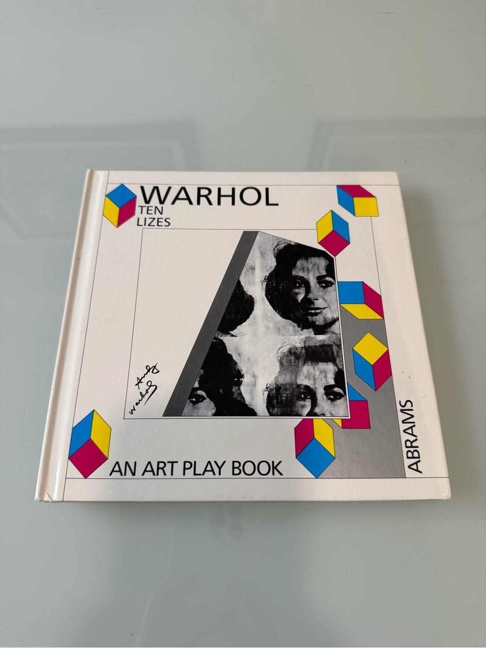 Vintage 1991 Andy Warhol Ten Lizes Art Play Book Abrams Hardcover Complete